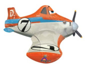 Шар фольга фигура AIR Самолеты Дасти 44" 166см An