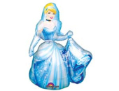 Шар фольга фигура AIR Принцесса Золушка 33" 84см An