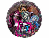 Шар фольга 26"/An круг Джамбо кристалл Monster High