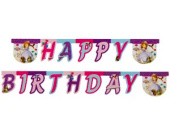 Гирлянда буквы 190см Happy Birthday София