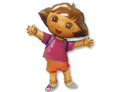 Шар фольга фигура AIR Даша путешественница 50" 145л An