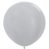 Шар латекс 40"/Sp металлик 481 Серебро Silver