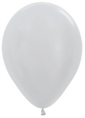 Шар латекс 12"/Sp перламутр 481 Серебро Silver (100шт)
