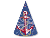 Колпаки бумага Морская уп8