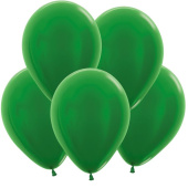 Шар латекс 12"/Sp металлик 530 Зеленый Green (100шт)