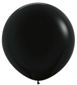 Шар латекс 36"/Sp пастель 080 Черный Black