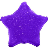 Шар фольга без рисунка 18'' звезда Фиолетовая Purple голография FL Шар фольга без рисунка 18'' звезда Фиолетовая Purple голография FL