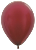Шар латекс 5''/Sp металлик 518 Бордовый Burgundy 100шт