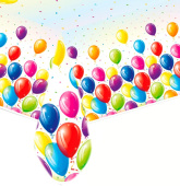 Скатерть ПЭТ 108х180см Яркие шары