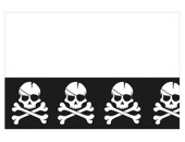 Скатерть 120*180 см, полиэтилен Череп пирата