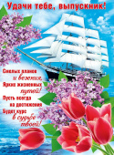 Плакат А2 Удачи тебе, выпускник!