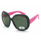 Очки карнавальные Ретро черный розовый