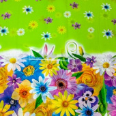 Скатерть ПЭТ 120х220см Летний луг