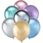 Шар латекс 12"/ВС хром Зеркальные шары Ассорти Mirror Assorted (50шт) Шар латекс 12"/ВС хром Зеркальные шары Ассорти Mirror Assorted (50шт)