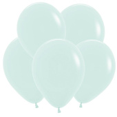 Шар латекс 5''/Sp пастель 630 макарунс Зеленый мятный Mint Green 100шт