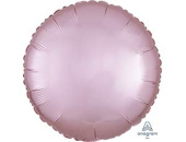 Шар фольга без рисунка 18'' круг Розовый Pink сатин An