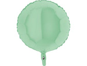Шар фольга без рисунка 18'' круг Зеленый Matte Green пастель GR Шар фольга без рисунка 18'' круг Зеленый Matte Green пастель GR