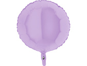 Шар фольга без рисунка 18'' круг Сиреневый Matte Lilac пастель GR Шар фольга без рисунка 18'' круг Сиреневый Matte Lilac пастель GR