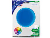Шар Сфера 3D Bubble Бабблс 15" металлик Голубая Blue GR