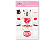 Фотосессия на палочке набор Свадьба (уп12)