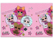 Скатерть ПЭТ 120х180см Куклы ЛОЛ