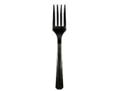 Столовые приборы Вилки пластик Jet Black (уп20)