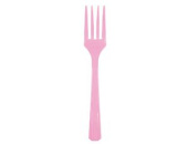 Столовые приборы Вилки пластик Bright Pink (уп20)