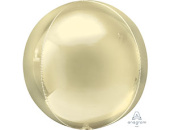 Шар Сфера 3D Bubble Бабблс 16" пастель Желтая Yellow 40см An