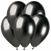 Шар латекс 13"/Gm G120/90 хром Серебро Темное Shiny Space grey (50шт) Шар латекс 13"/Gm G120/90 хром Серебро Темное Shiny Space grey (50шт)