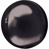 Шар Сфера 3D Bubble Бабблс 16" пастель Черный Black Orbz 40см An Шар Сфера 3D Bubble Бабблс 16" пастель Черный Black Orbz 40см An