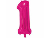 Шар фольга Цифра 26"/ВЗ Фуксия Fuchsia "1"