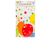 Скатерть ПЭТ 130х180см Шары Конфетти 130х180смКитай ВесЗатея