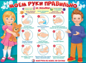 Плакат Моем руки правильно
