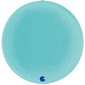 Шар Сфера 3D Bubble Бабблс 15" пастель Голубой Blue GR