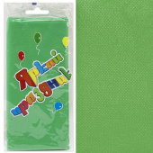 Скатерть ПЭТ однотонная 120х140см Зеленый Яркий праздник