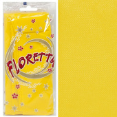 Скатерть ПЭТ однотонная 120х160см Желтый Floretty