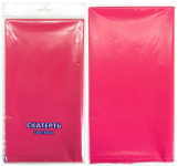 Скатерть ПЭТ однотонная 120х160см Розовый