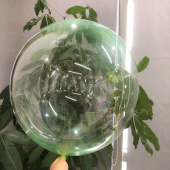 Шар Сфера 3D Bubble Бабблс 24'' переливы Зеленый 61см