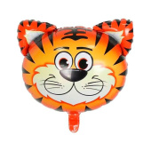 Шар фольга мини голова Тигр 12" 30см BR