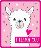 Магнит виниловый I LLAMA YOU