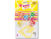 Свечи набор на пиках фигурная Фиксики (уп5) ВЗ