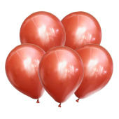 Шар латекс 12"/ВС хром Зеркальные шары Красный Mirror Red (50шт)