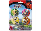 Свечи для торта на пиках 4 шт. Леди Баг