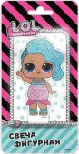 Свеча для торта на ножках Кукла ЛОЛ LOL Русалочка 7см НД Плэй