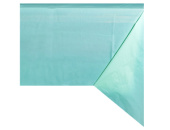 Скатерть ПЭТ 130х180см однотонная пастель мятная ВесЗатея