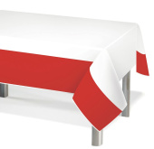 Скатерть ПЭТ 137х183см однотонная Красный ДонБал