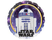 Шар фольга 18''/An круг Звездные Войны Дроид R2-D2