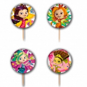 Свечи для торта 4 см, 4 шт. Сказочный патруль