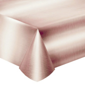 Скатерть фольга 137х274см Делюкс Роза Голд ВесПраздник