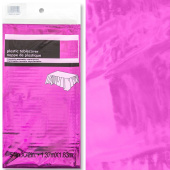 Скатерть ПЭТ однотонная 137х183см фольга Фуше металлик